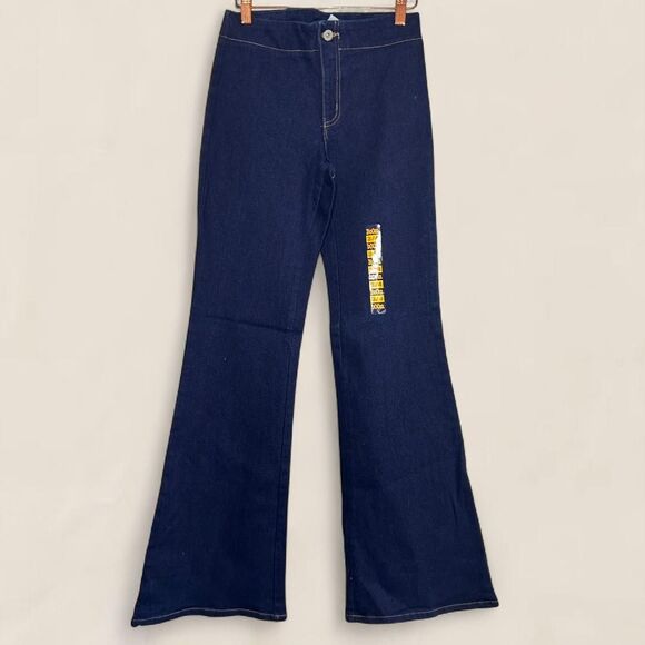 Vintage boom boom jeans Y2K low rise dark wash flared jeans | deadstock size 25 - Picture 2 of 8